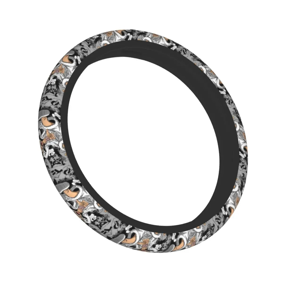 Stuurhoes voor auto One Piece – Monochrome mangacollage
