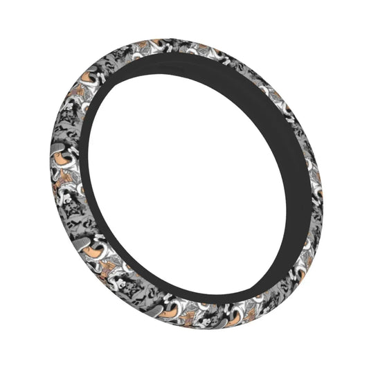 Stuurhoes voor auto One Piece – Monochrome mangacollage