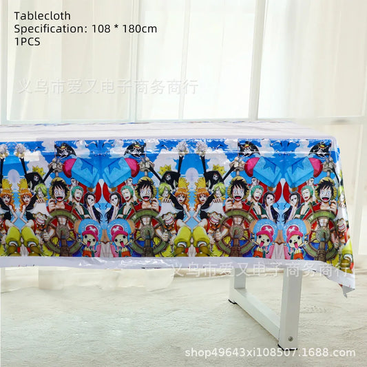 One Piece-tafelstuk - Buffetdecoratie van de Mugiwara-bemanning