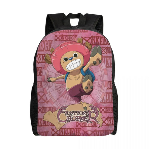 Tony Tony Chopper One Piece-rugzak – oude kaart in piratenstijl