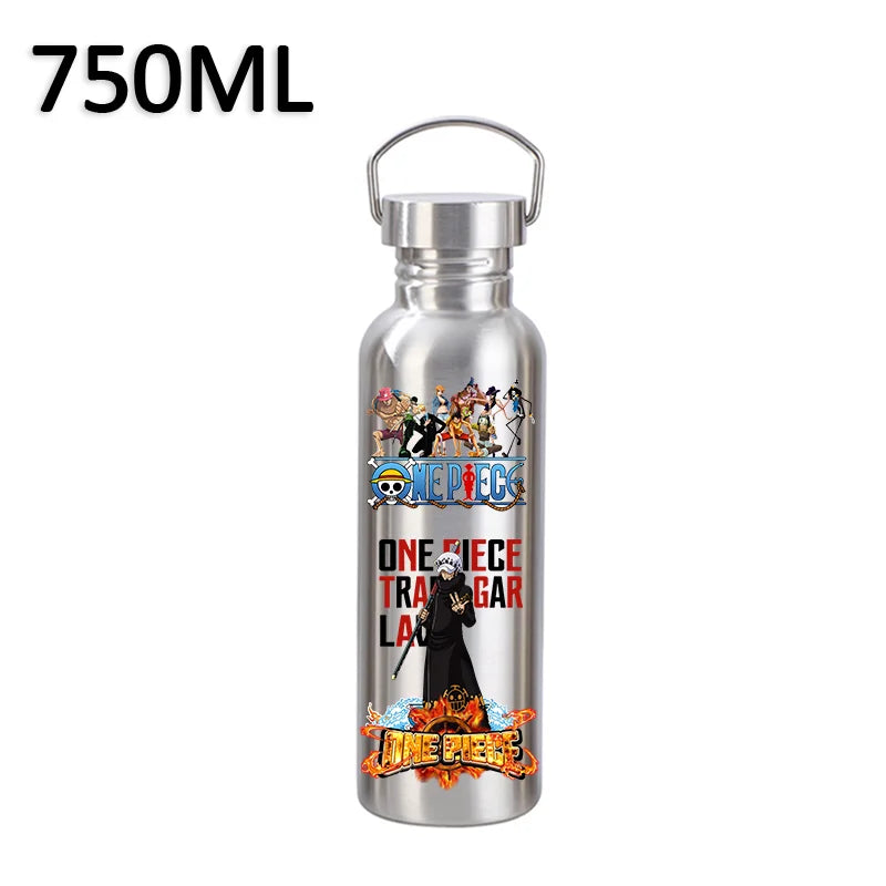 One Piece-drinkfles 750ml – Portgas D. Ace Vlammen