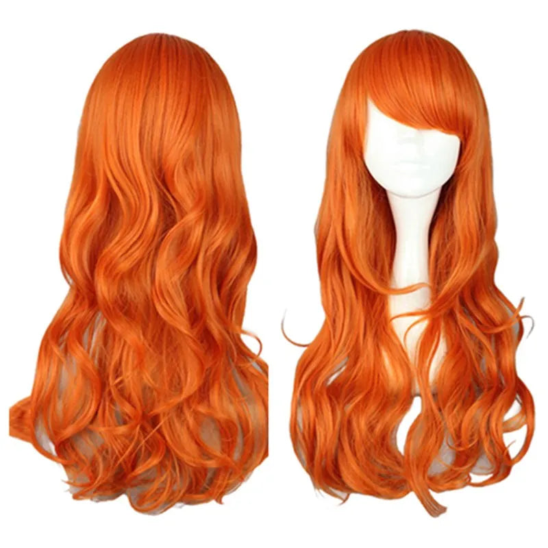 One Piece-cosplaykostuum - Nami-outfit (schooluniform met rok)