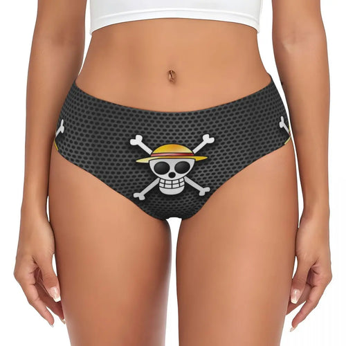 Onderbroek One Piece - Klassiek Jolly Roger-logo (Antracietgrijs)