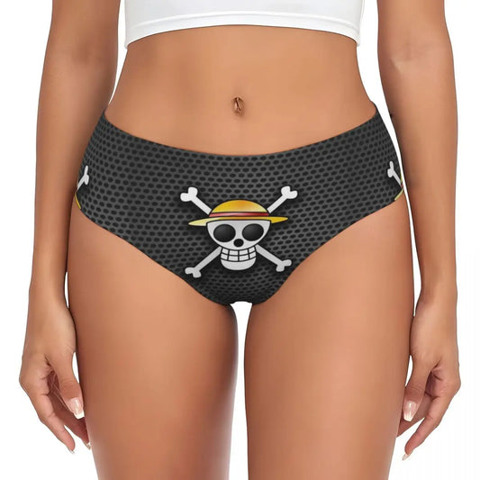 Onderbroek One Piece - Klassiek Jolly Roger-logo (Antracietgrijs)