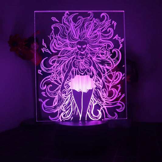 One Piece LED-nachtlamp - Nico Robin Speciale Aanval (Paars)