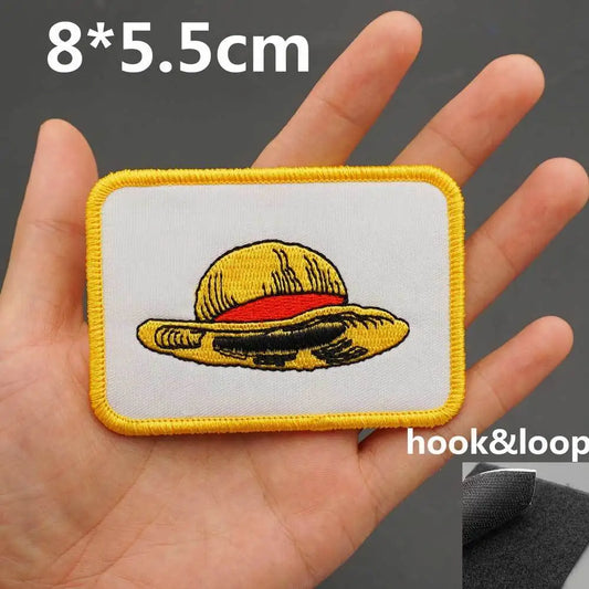 One Piece-patch - Luffy's strohoed (rechthoekig)