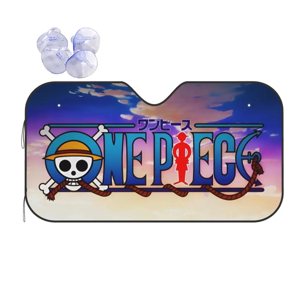One Piece-autozonnescherm - klassiek logo