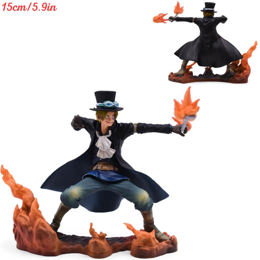 One Piece-figuur - Sabo (Revolutionair Leger) - vuureffecten