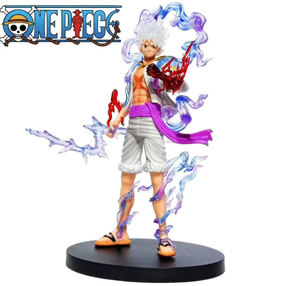 One Piece-figuur - Luffy Gear 5 (bliksem- en transformatie-effecten)