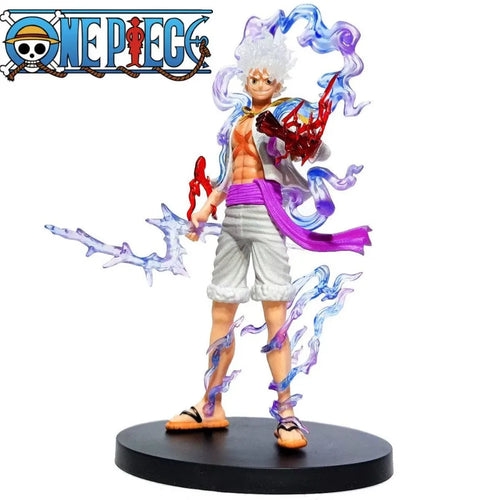 One Piece-figuur - Luffy Gear 5 (bliksem- en transformatie-effecten)