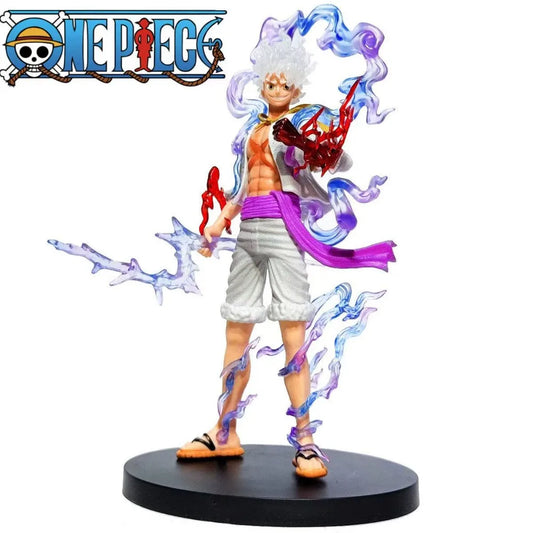 One Piece-figuur - Luffy Gear 5 (bliksem- en transformatie-effecten)