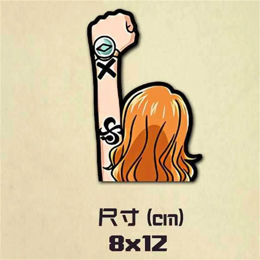 One Piece-sticker - Hand van Nami met Log Pose (8x12cm)