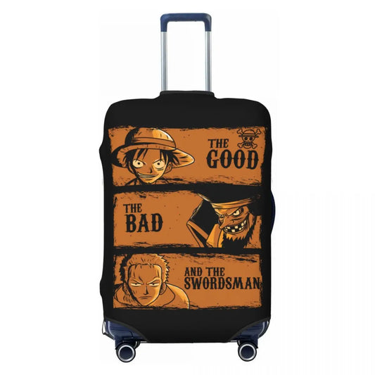 One Piece-kofferovertrek - Wanted-ontwerp "The Good, The Bad, The Wanted"