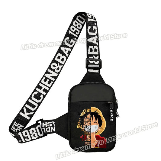 One Piece-schoudertas – Vastberaden blik van Monkey D. Luffy