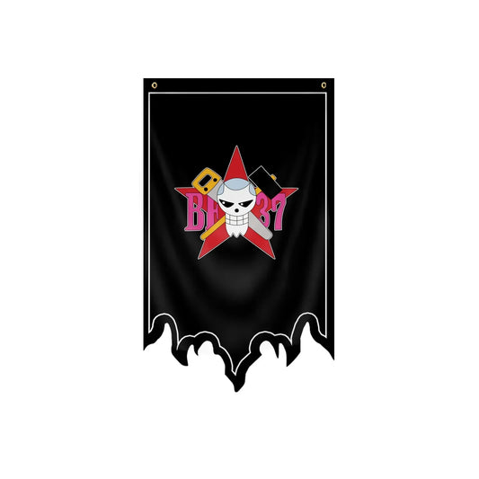 One Piece-vlag - Jolly Roger van Buggy de Clown