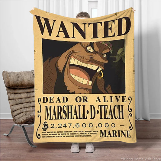One Piece Wanted-poster - Marshall D. Teach (Zwartbaard)