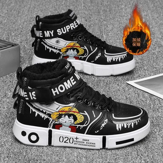 One Piece-sneakers - zwarte streetwear Zoro