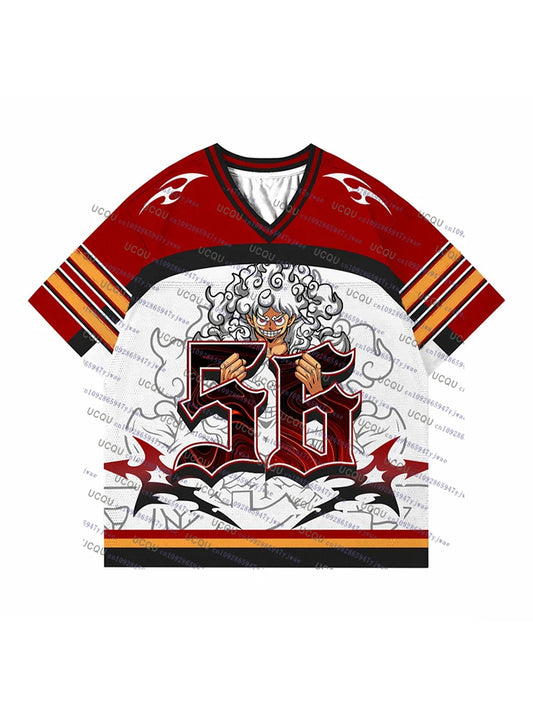 One Piece-sportshirt - Ontwerp van Luffy