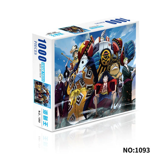 One Piece-puzzel van 1000 stukjes – De Mugiwara tegenover de Marine