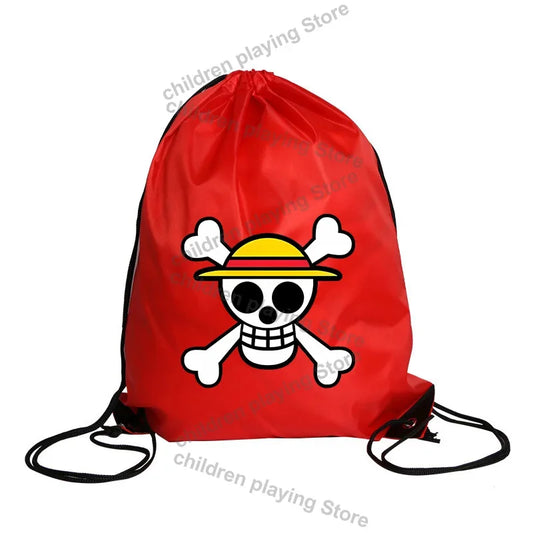 One Piece-schoudertas – Kleurrijke illustratie van Monkey D. Luffy