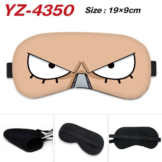 One Piece-slaapmasker - Ontwerp met de blik van Franky