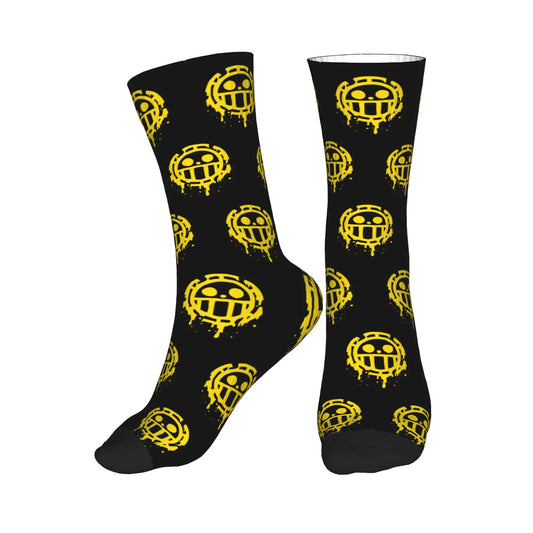 One Piece-sokken - Law Heart geel